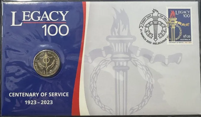 2023 Australia Impressions PNC Legacy 100 Centenary of Service $1 Dollar Coin